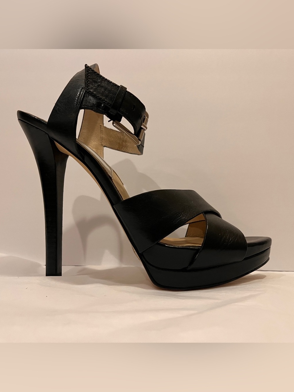Michael Kors Black Platform Stiletto Sandals size 8.5